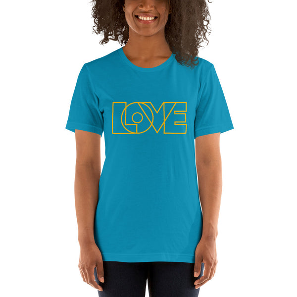 Women's "Love" Printed Short-Sleeve Shirt