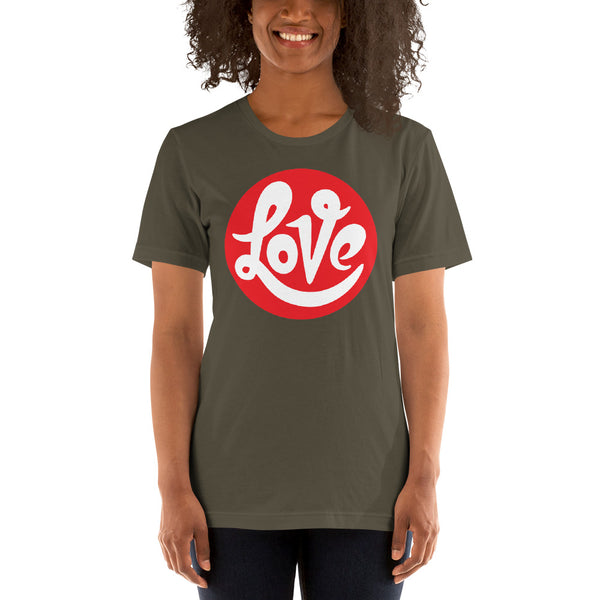 Women's "Love" Printed Short-Sleeve T-Shirt