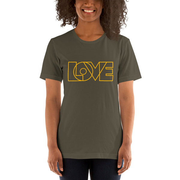 Women's "Love" Printed Short-Sleeve Shirt