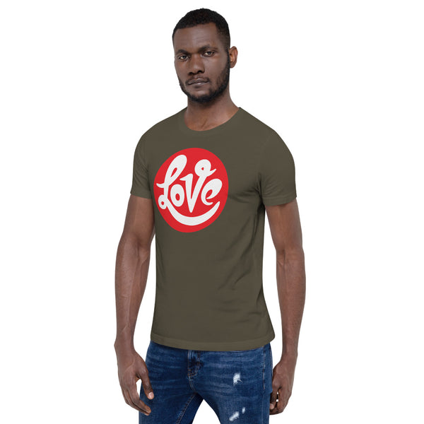 Men's "Love" Printed Short-Sleeve T-Shirt