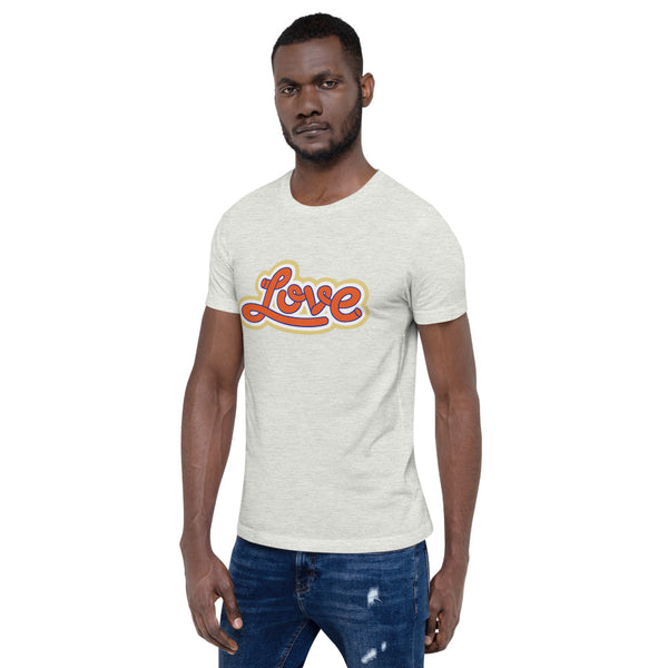 Men's "Love" Printed Short-Sleeve T-Shirt