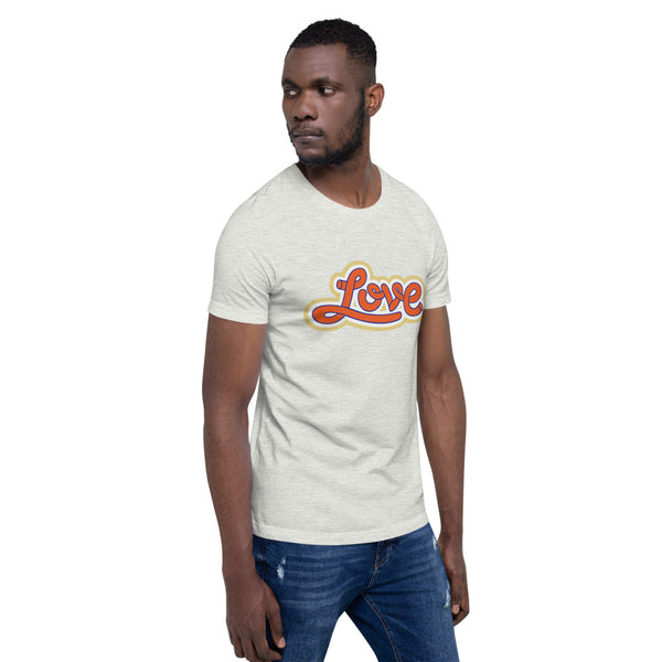 Men's "Love" Printed Short-Sleeve T-Shirt