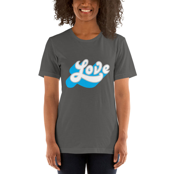 Women's "Love" Printed Short-Sleeve Shirt