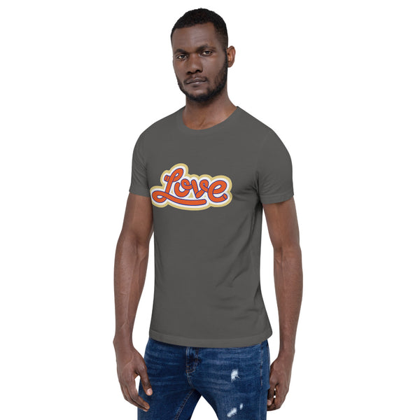 Men's "Love" Printed Short-Sleeve T-Shirt