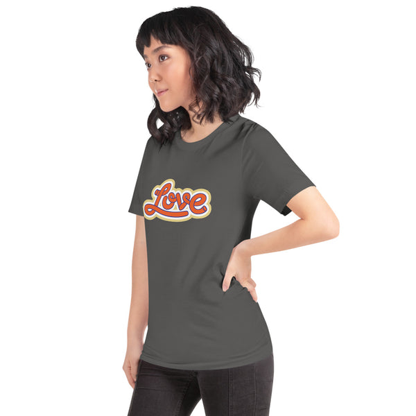 Women's "Love" Printed Short-Sleeve T-Shirt