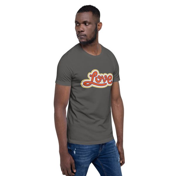 Men's "Love" Printed Short-Sleeve T-Shirt