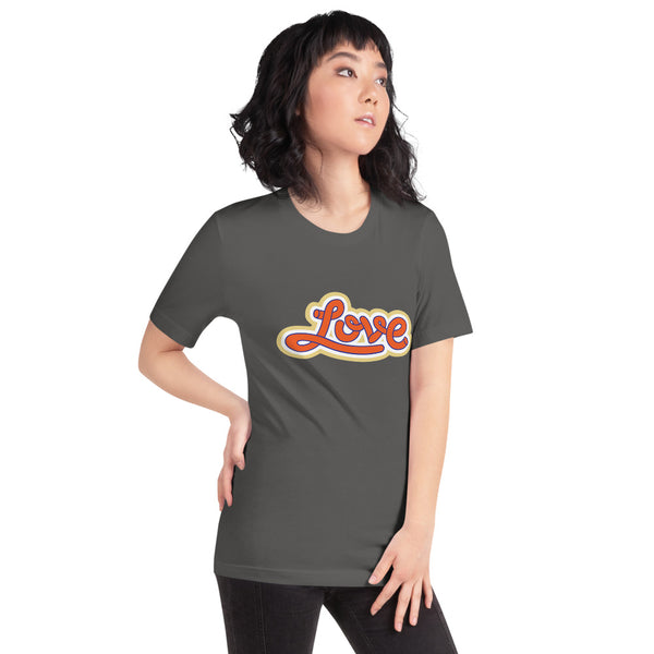 Women's "Love" Printed Short-Sleeve T-Shirt