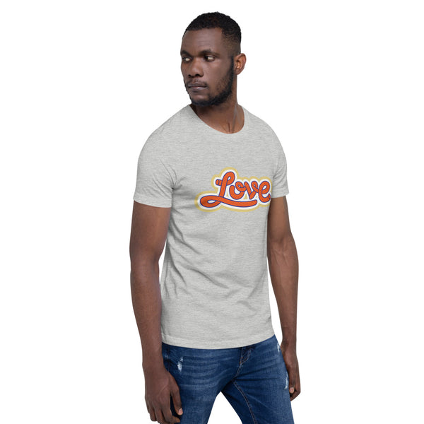 Men's "Love" Printed Short-Sleeve T-Shirt