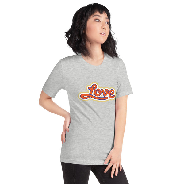 Women's "Love" Printed Short-Sleeve T-Shirt