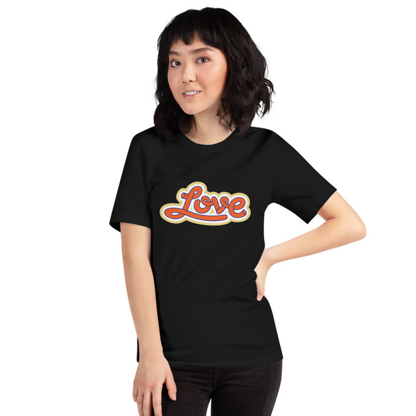 Women's "Love" Printed Short-Sleeve T-Shirt