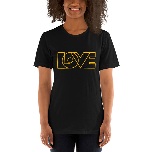 Women's "Love" Printed Short-Sleeve Shirt