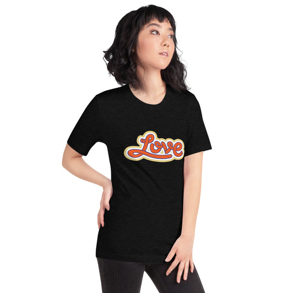 Women's "Love" Printed Short-Sleeve T-Shirt