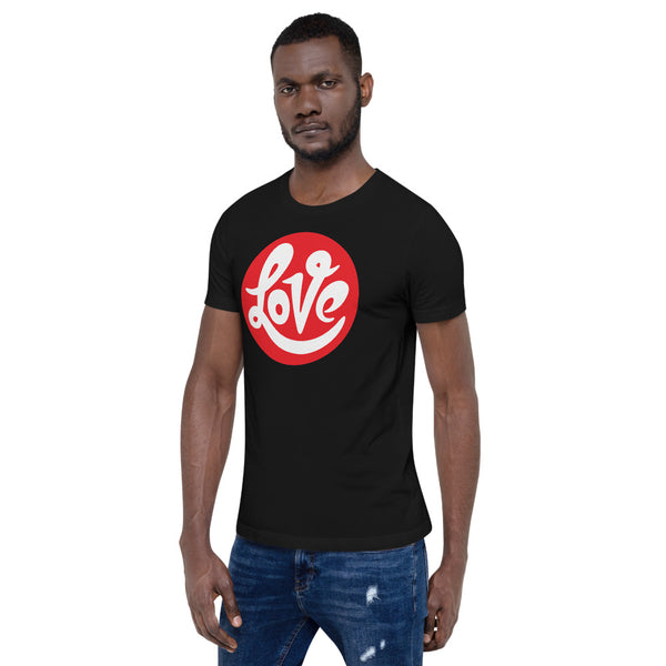 Men's "Love" Printed Short-Sleeve T-Shirt