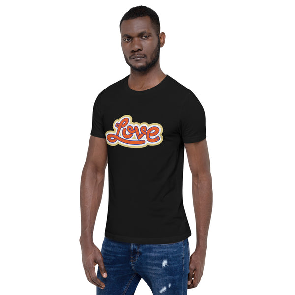 Men's "Love" Printed Short-Sleeve T-Shirt