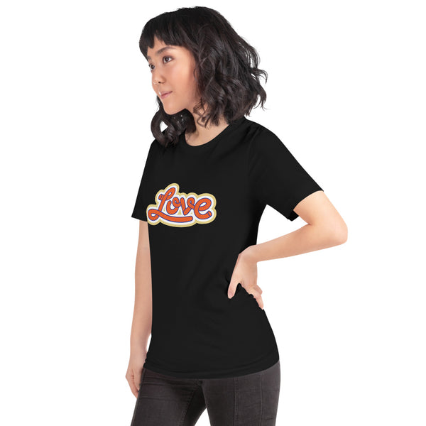 Women's "Love" Printed Short-Sleeve T-Shirt