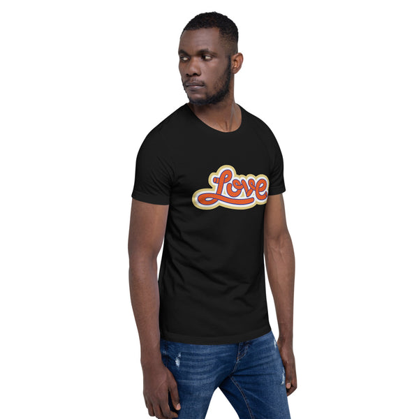 Men's "Love" Printed Short-Sleeve T-Shirt