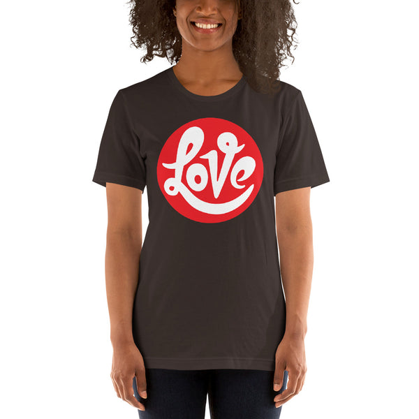 Women's "Love" Printed Short-Sleeve T-Shirt