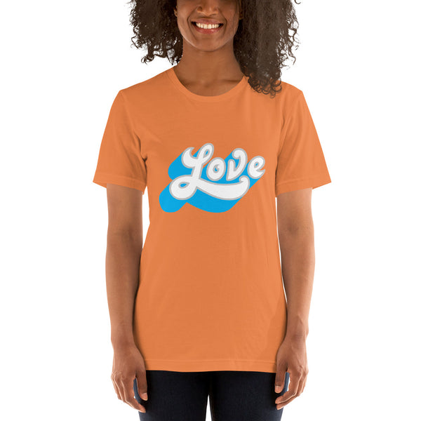 Women's "Love" Printed Short-Sleeve Shirt