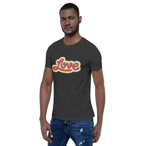 Men's "Love" Printed Short-Sleeve T-Shirt