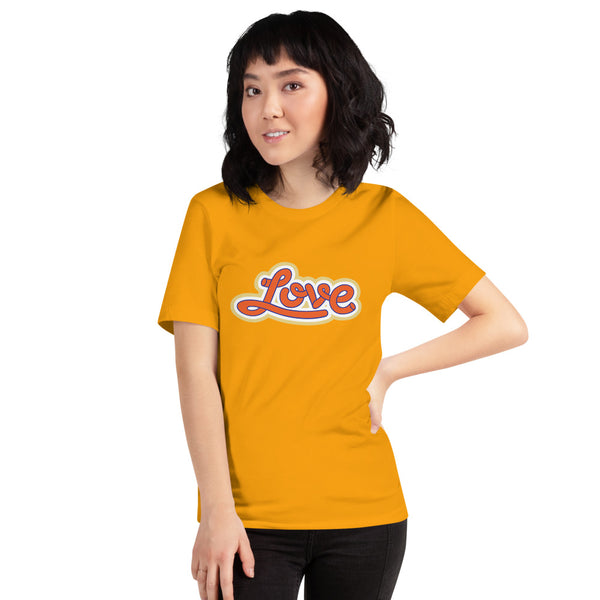 Women's "Love" Printed Short-Sleeve T-Shirt