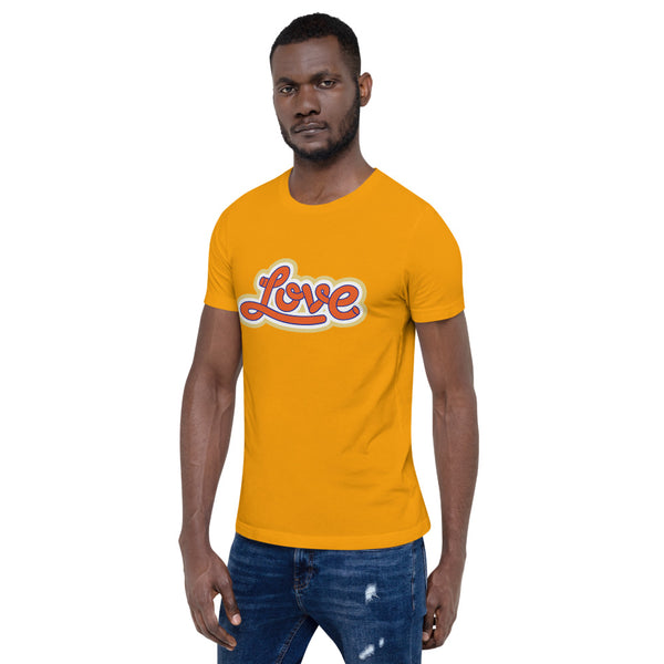 Men's "Love" Printed Short-Sleeve T-Shirt