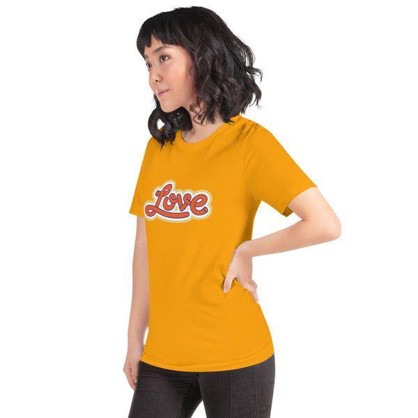 Women's "Love" Printed Short-Sleeve T-Shirt