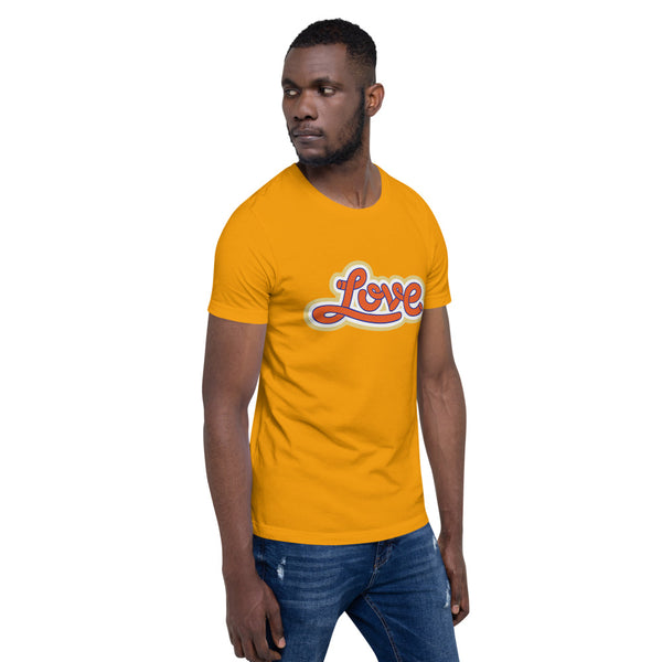 Men's "Love" Printed Short-Sleeve T-Shirt