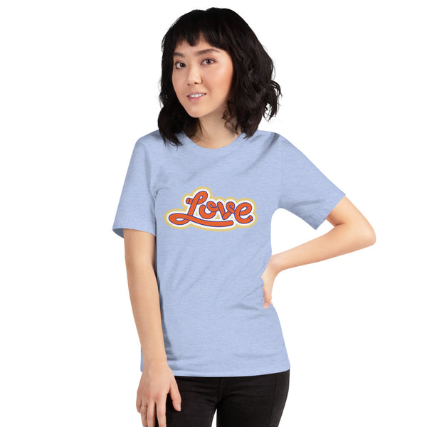 Women's "Love" Printed Short-Sleeve T-Shirt