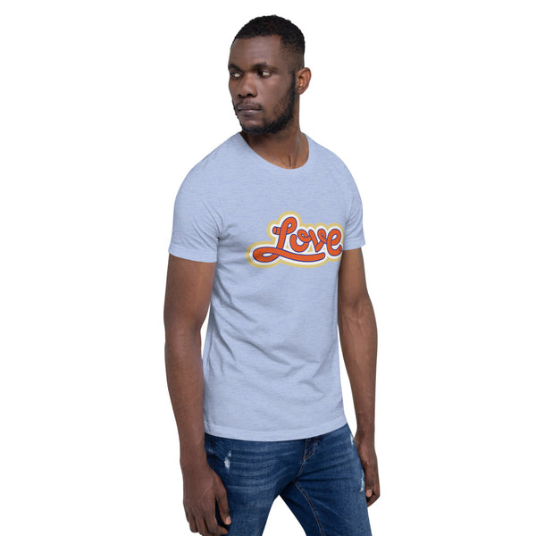 Men's "Love" Printed Short-Sleeve T-Shirt