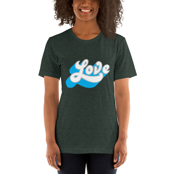 Women's "Love" Printed Short-Sleeve Shirt