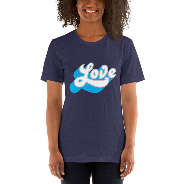 Women's "Love" Printed Short-Sleeve Shirt