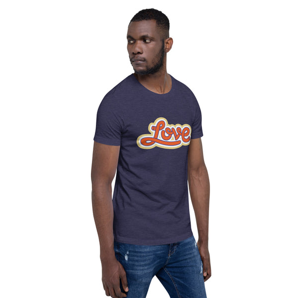 Men's "Love" Printed Short-Sleeve T-Shirt