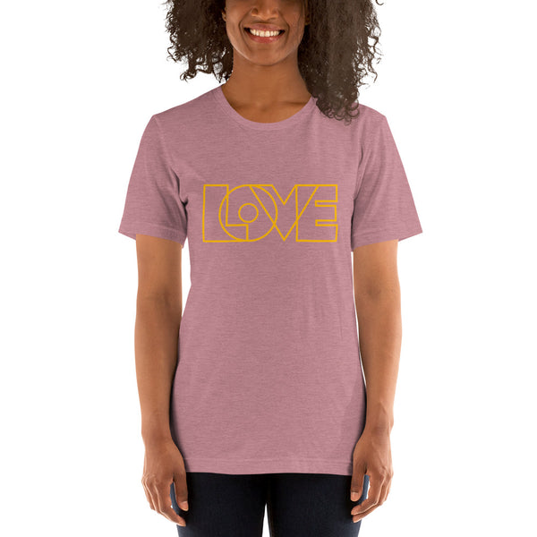 Women's "Love" Printed Short-Sleeve Shirt