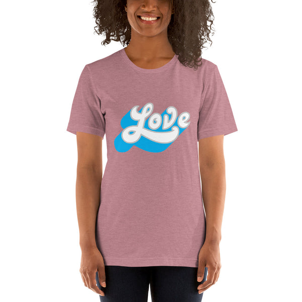 Women's "Love" Printed Short-Sleeve Shirt