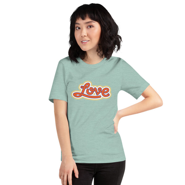 Women's "Love" Printed Short-Sleeve T-Shirt