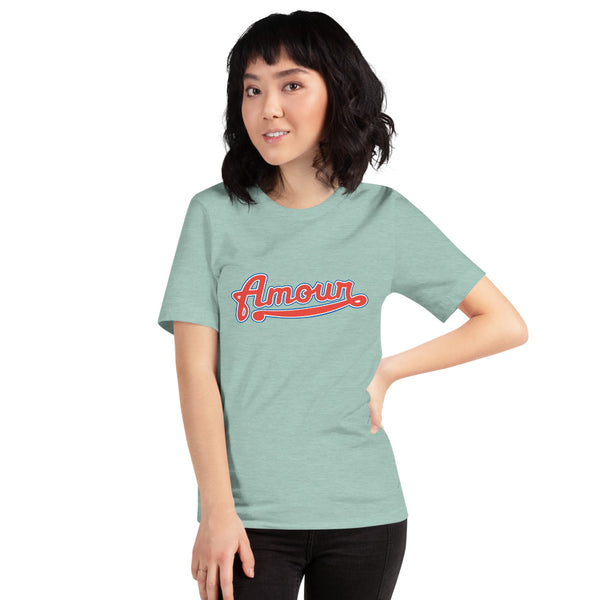 Women's "Love" Printed Short-Sleeve Shirt