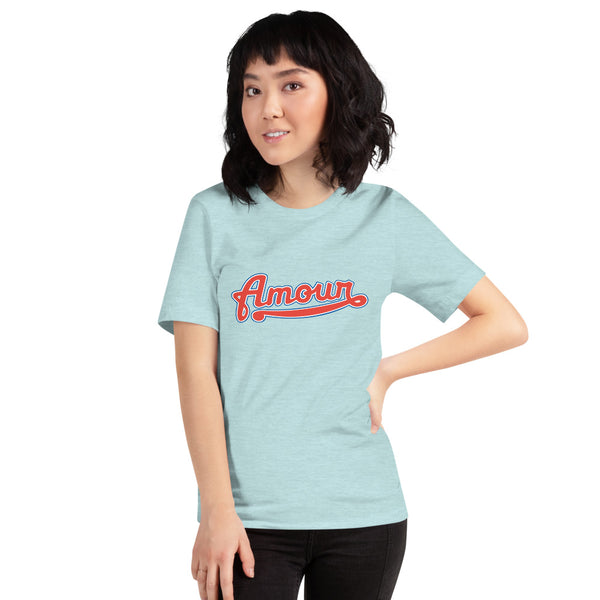 Women's "Love" Printed Short-Sleeve Shirt