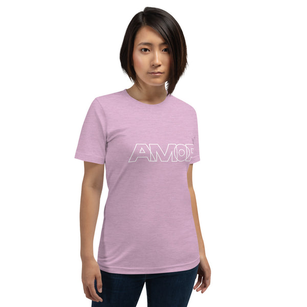 Women's "Love" Printed Short Sleeve Shirt