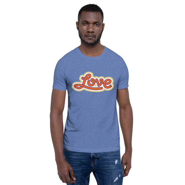 Men's "Love" Printed Short-Sleeve T-Shirt