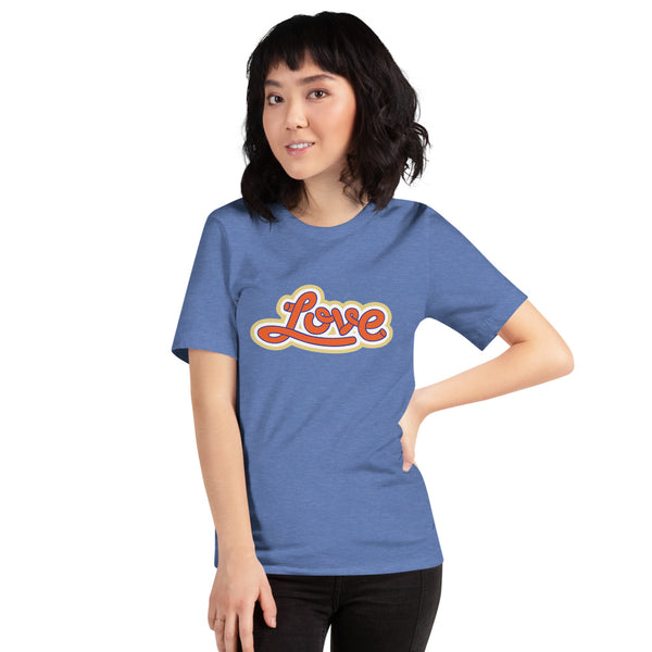 Women's "Love" Printed Short-Sleeve T-Shirt