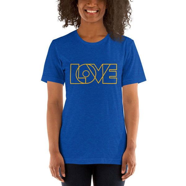 Women's "Love" Printed Short-Sleeve Shirt