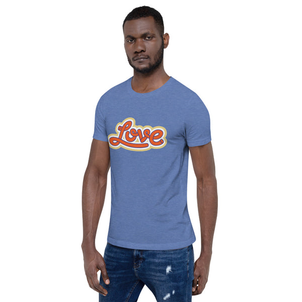 Men's "Love" Printed Short-Sleeve T-Shirt