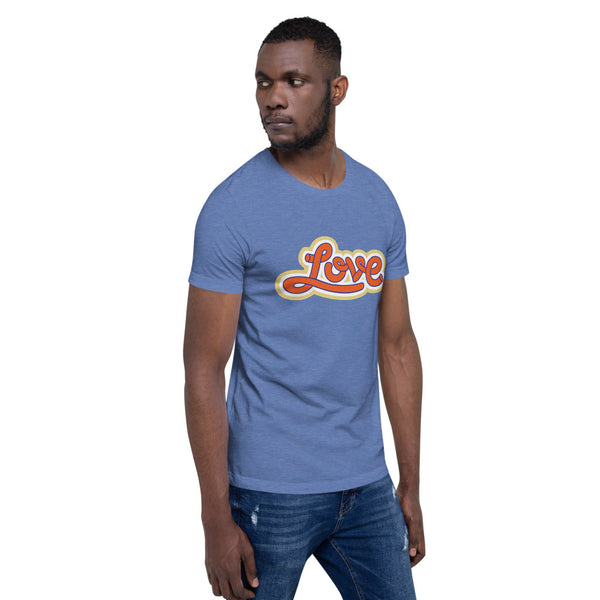 Men's "Love" Printed Short-Sleeve T-Shirt