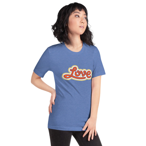 Women's "Love" Printed Short-Sleeve T-Shirt