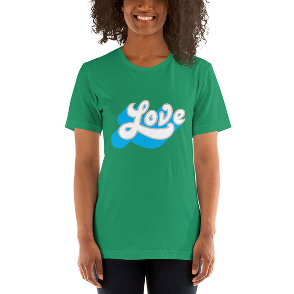 Women's "Love" Printed Short-Sleeve Shirt