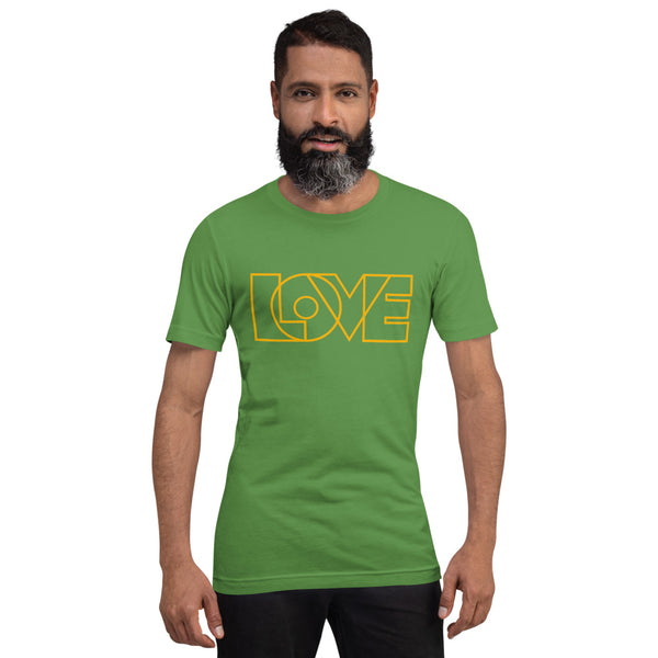 Men's "Love" Printed Short Sleeve Shirt