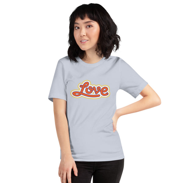 Women's "Love" Printed Short-Sleeve T-Shirt