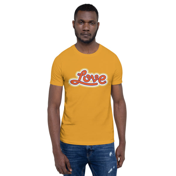 Men's "Love" Printed Short-Sleeve T-Shirt