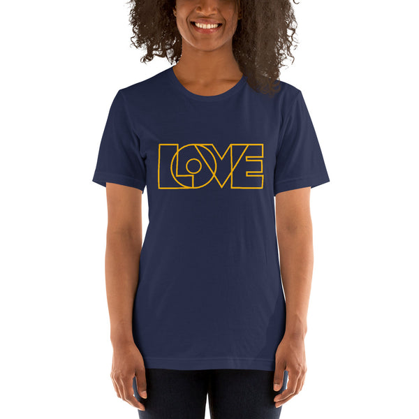 Women's "Love" Printed Short-Sleeve Shirt