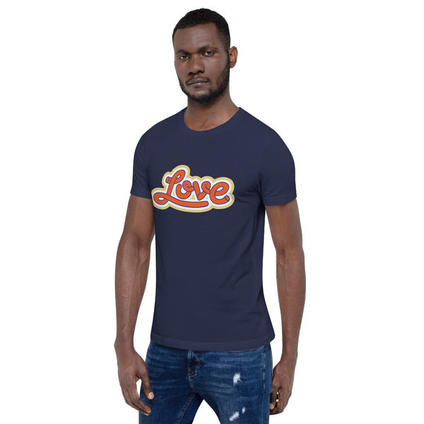 Men's "Love" Printed Short-Sleeve T-Shirt